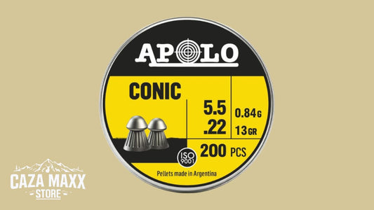 DIABOLOS APOLO CONIC CAL 5.5 DE 200 PCS (13GR)