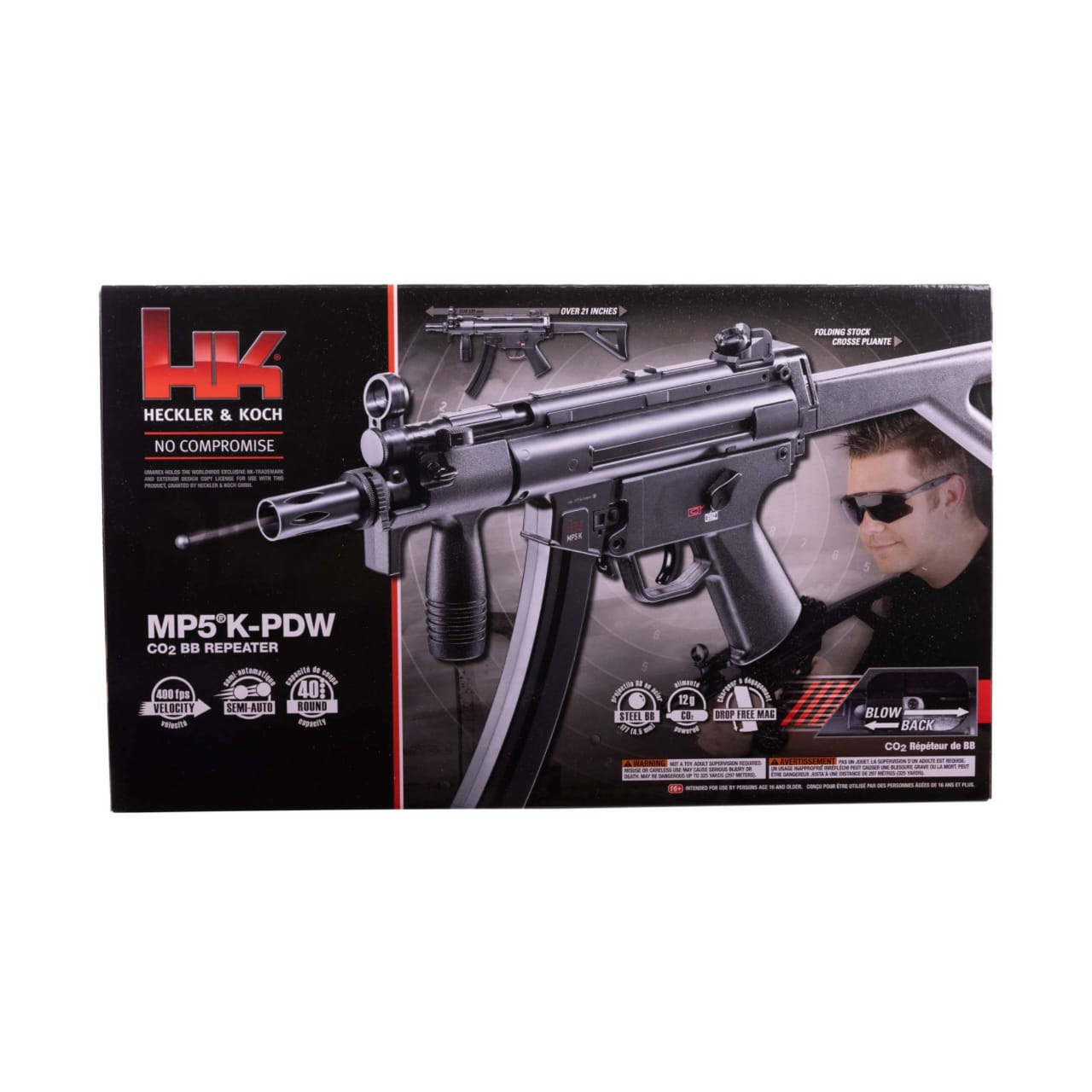 RIFLE CO2 UMAREX MP5 K-PDW SEMI-AUTO 40X