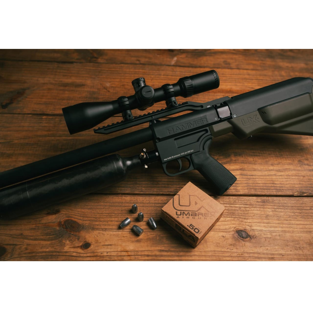 RIFLE PCP UMAREX HAMMER MULTI-TIRO 2X