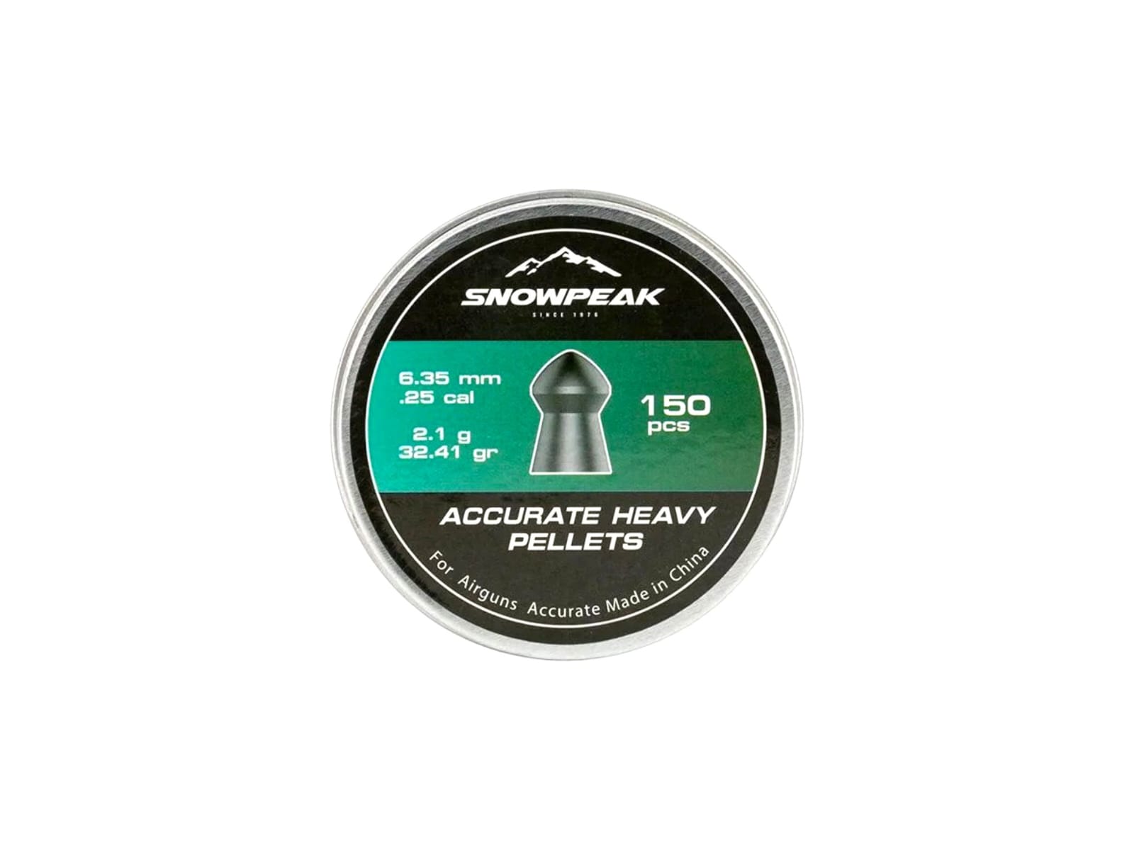 DIABOLOS SNOWPEAK ACCURATE HEAVY CALIBRE 6.35 DE 150 UNIDADES