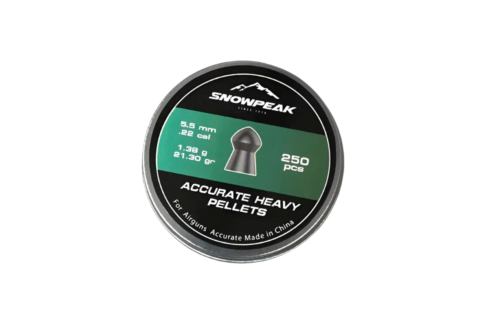 DIABOLOS SNOWPEAK ACCURATE HEAVY CALIBRE 5.5 DE 250 UNIDADES