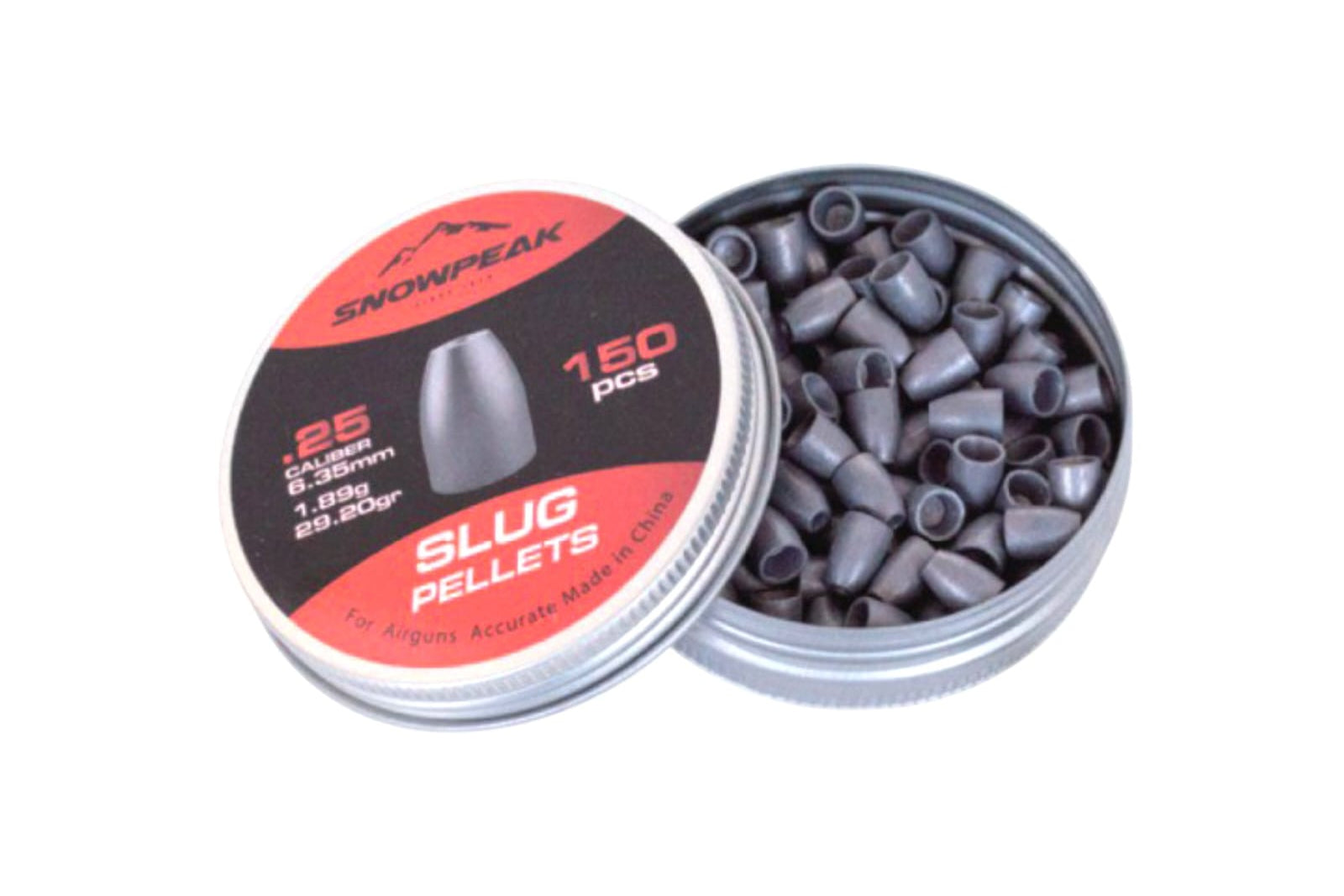 DIABOLOS SNOWPEAK SLUG CALIBRE 6.35 DE 150 UNIDADES
