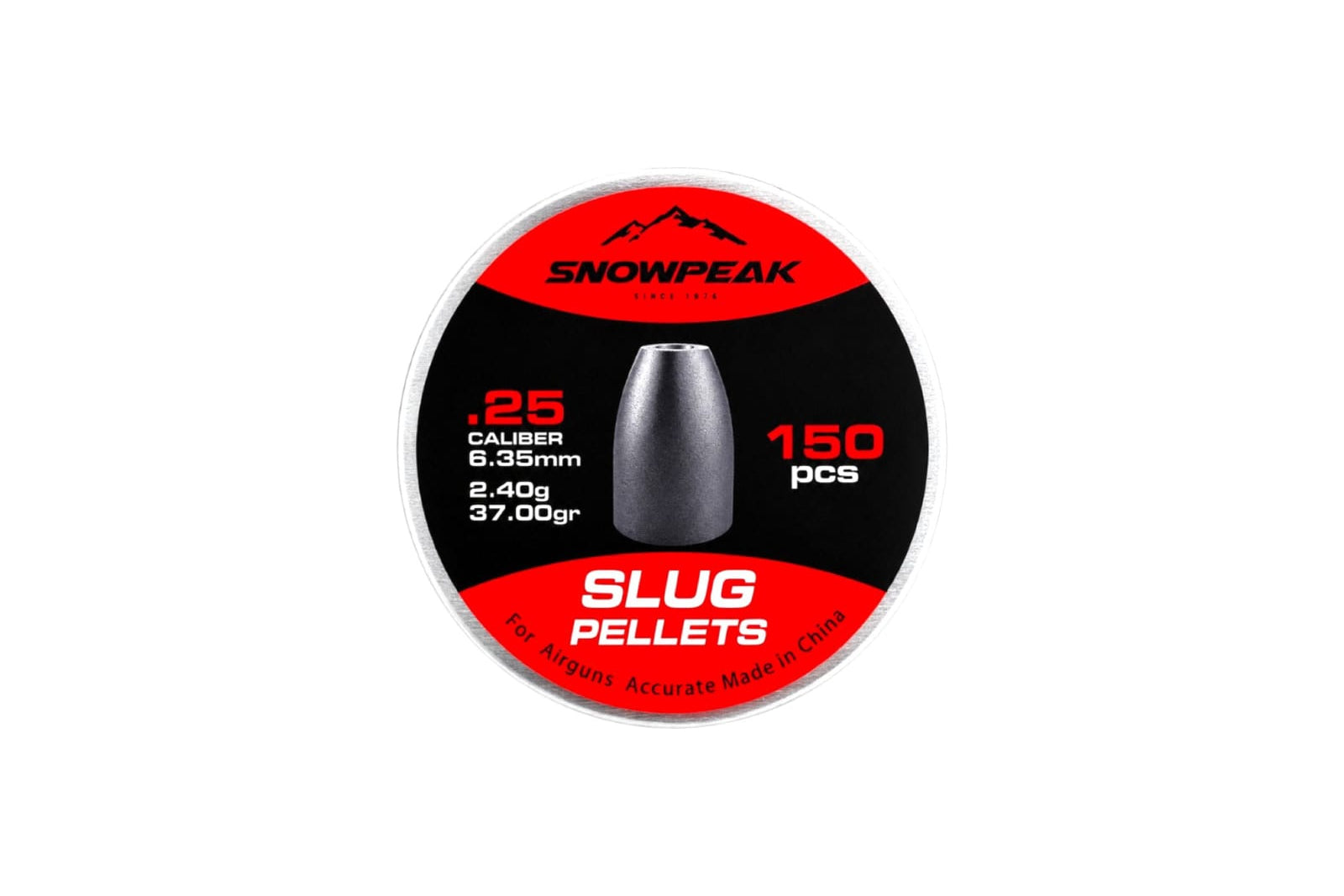 DIABOLOS SNOWPEAK SLUG CALIBRE 6.35 DE 150 UNIDADES