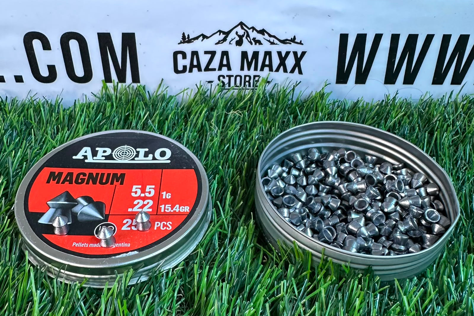 DIABOLOS APOLO MAGNUM CALIBRE 5.5 DE 250 UNIDADES