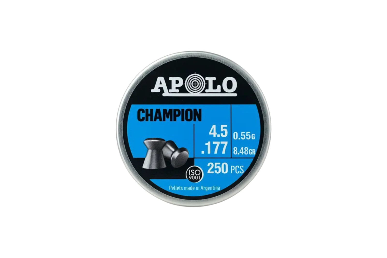 DIABOLOS CHAMPION CALIBRE 4.5 DE 250 UNIDADES