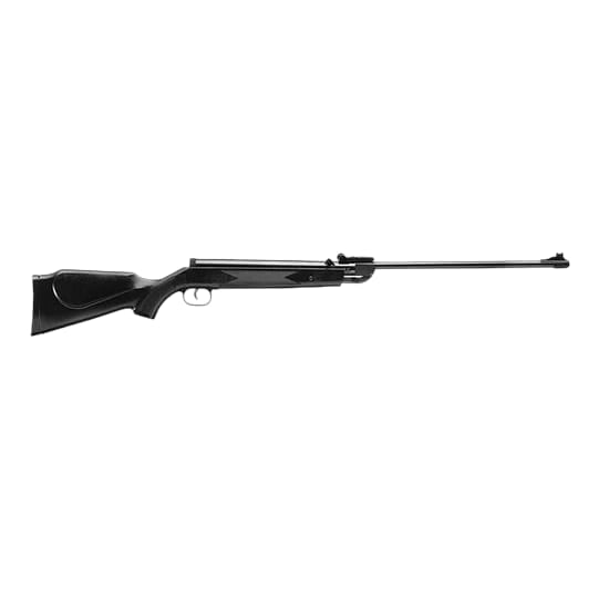 Rifle de aire comprimido CAMO b2-4 polímero negro resorte cal 5.5 de 500 fps