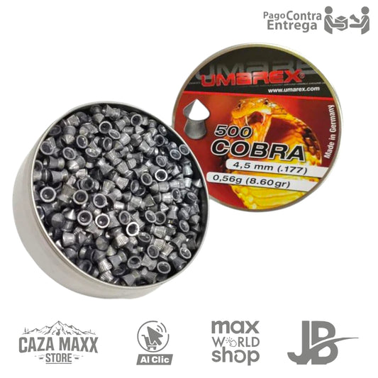 Diabolos UMAREX Punta Cono cal 4.5/177 de 500 unidades