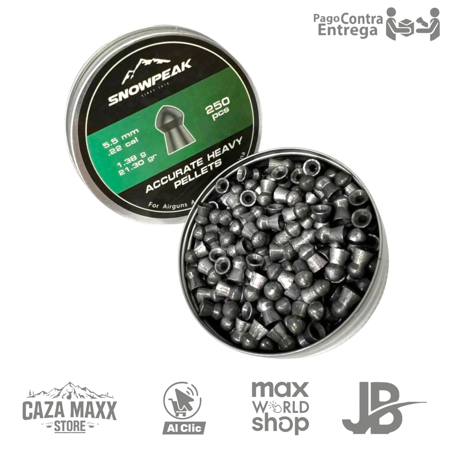 Diabolos SNOWPEAK punta domo cal 5.5/22 de 250 unidades