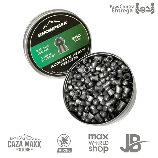 Diabolos SNOWPEAK punta domo cal 5.5/22 de 250 unidades