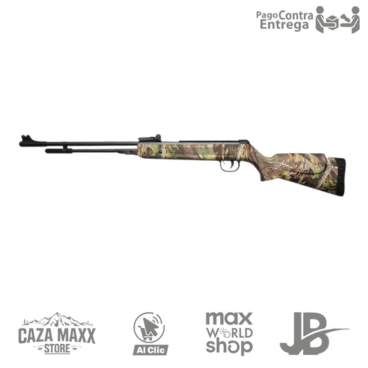 Rifle de aire comprimido CAMO b3-3 polímero camuflado resorte cal 5.5 de 500 fps