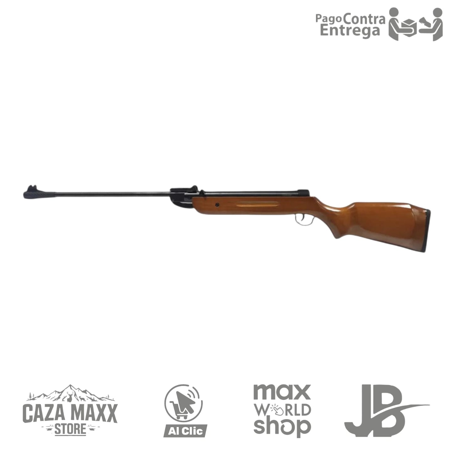 Rifle de aire comprimido CAMO b2-4 madera resorte cal 5.5 de 500 fps