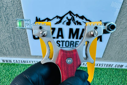 RE-SORTERA CON LÁSER EN ACERO CON MANGO EN MADERA