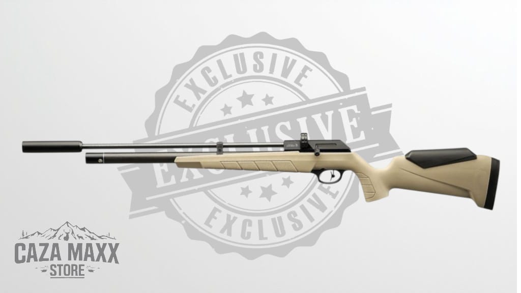 RIFLE PCP SNOWPEAK PR900 GEN3 MULTI-TIRO X9 EN POLÍMERO BEIGE