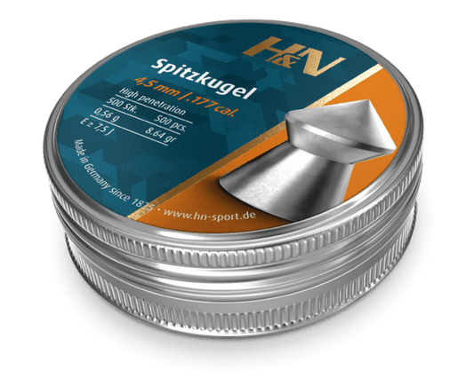 Diabolos H&N Spitzkuge Cal 4.5/177 Sport de 500 unidades