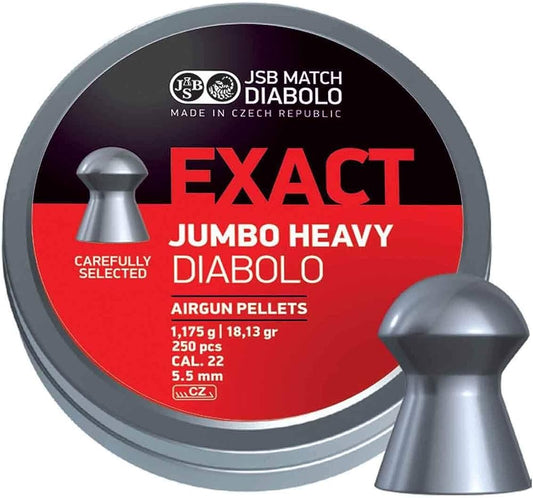 Diabolos JSB Exact Jumbo Heavy Cal 5.5/22 de 250 unidades