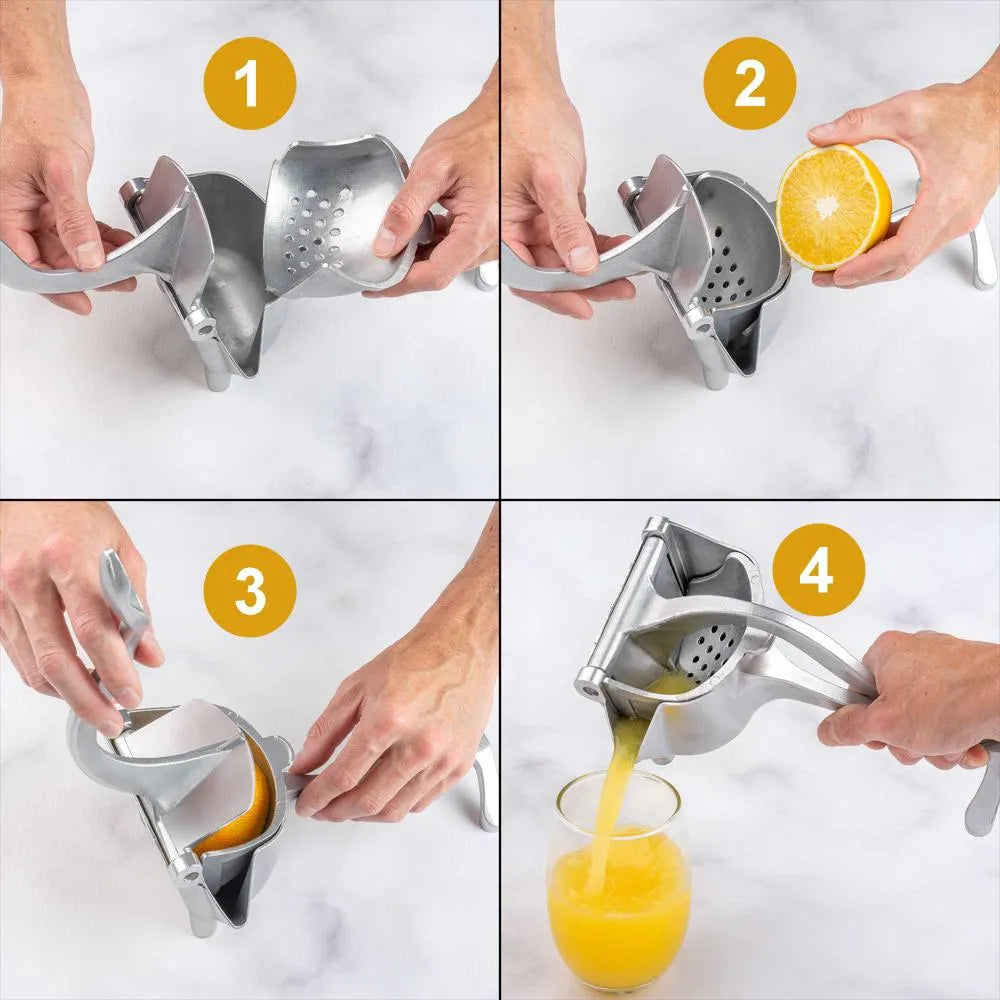 EXPRIMIDOR MANUAL DE FRUTAS INOXIDABLE