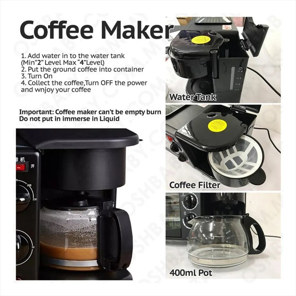 MAQUINA PARA DESAYUNO 3 EN 1