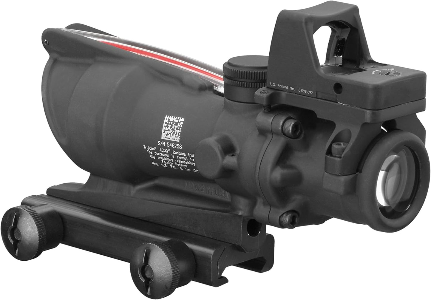 Mira TRIJICON red dot fiber optics acog 4×32mm riel 22