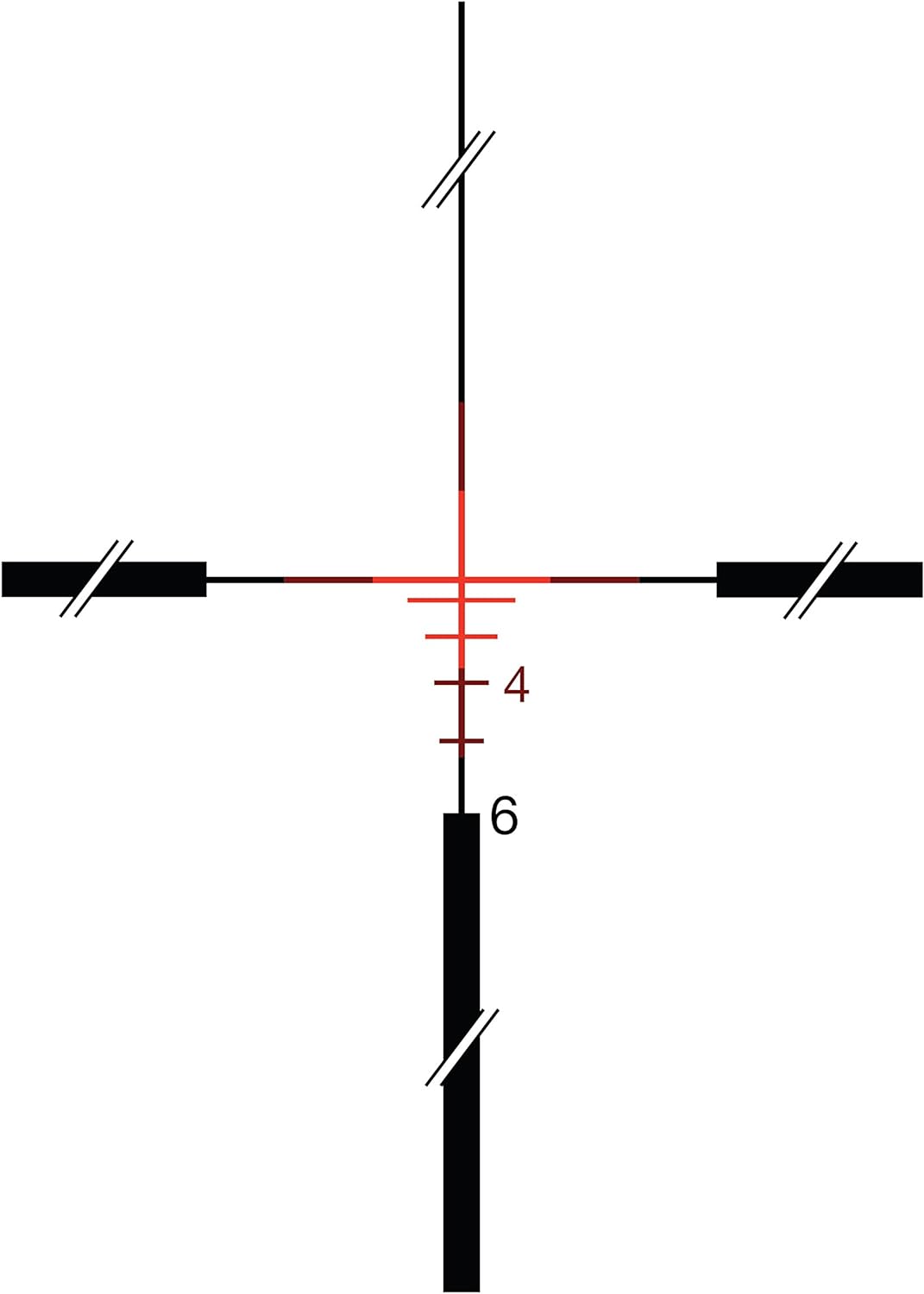 Mira TRIJICON red dot fiber optics acog 4×32mm riel 22