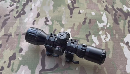 MIRA TELESCÓPICA SPINA 3-9X32 RETÍCULA ILUMINADA PARA RIEL 22