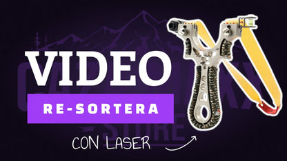 RE-SORTERA CON LÁSER EN ACERO CON MANGO MILITAR