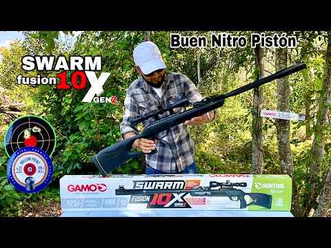 RIFLE NITRO PISTÓN GAMO SWARM FUSIÓN 10X GEN3I MULTI-TIRO 10X
