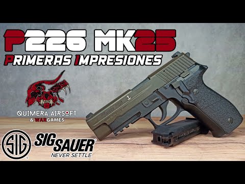 PISTOLA CO2 SIG SAUER P226 MK-25 SEMI-AUTO 16X