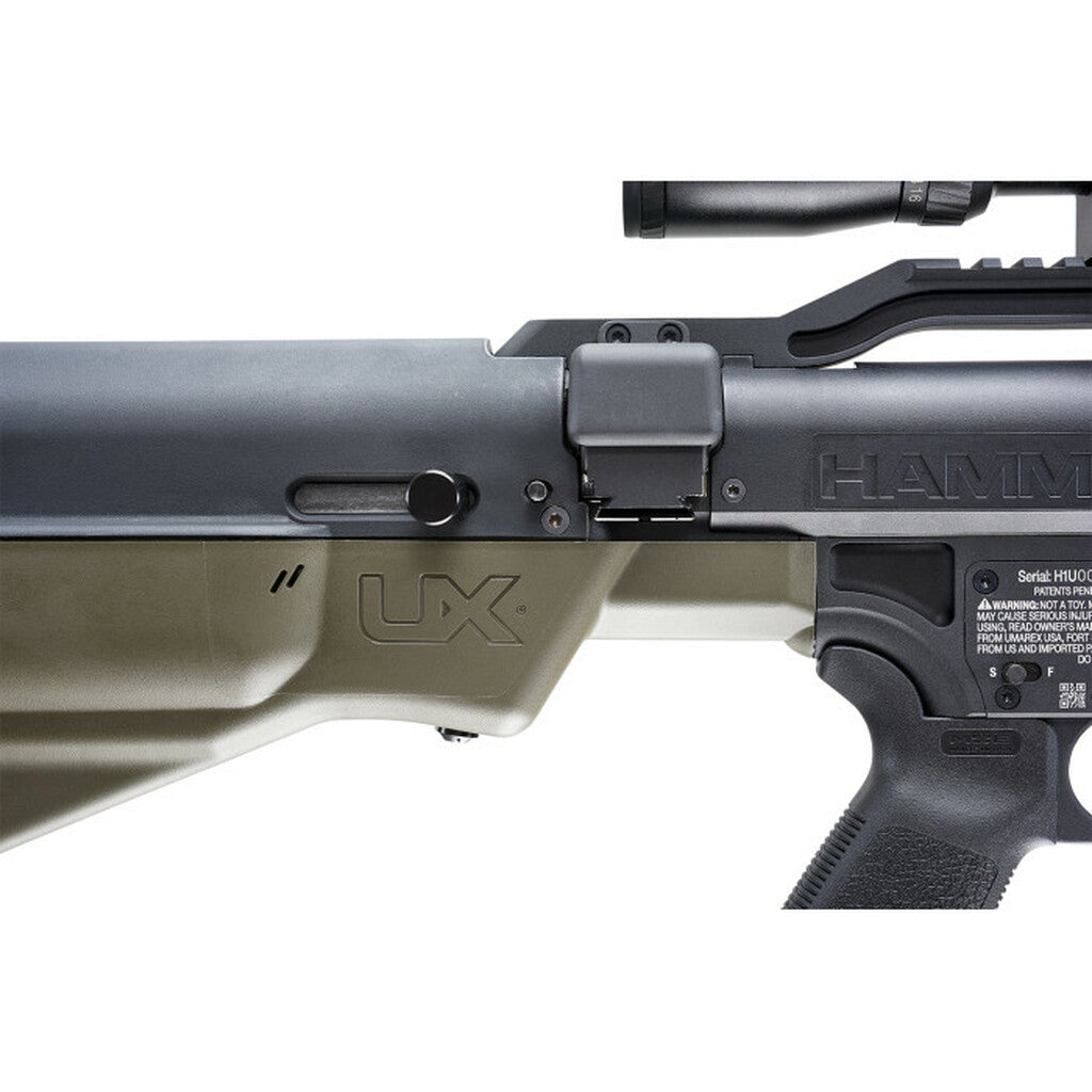 Rifle aire comprimido UMAREX Hammer pcp Cal 12.7 de 1500 fps