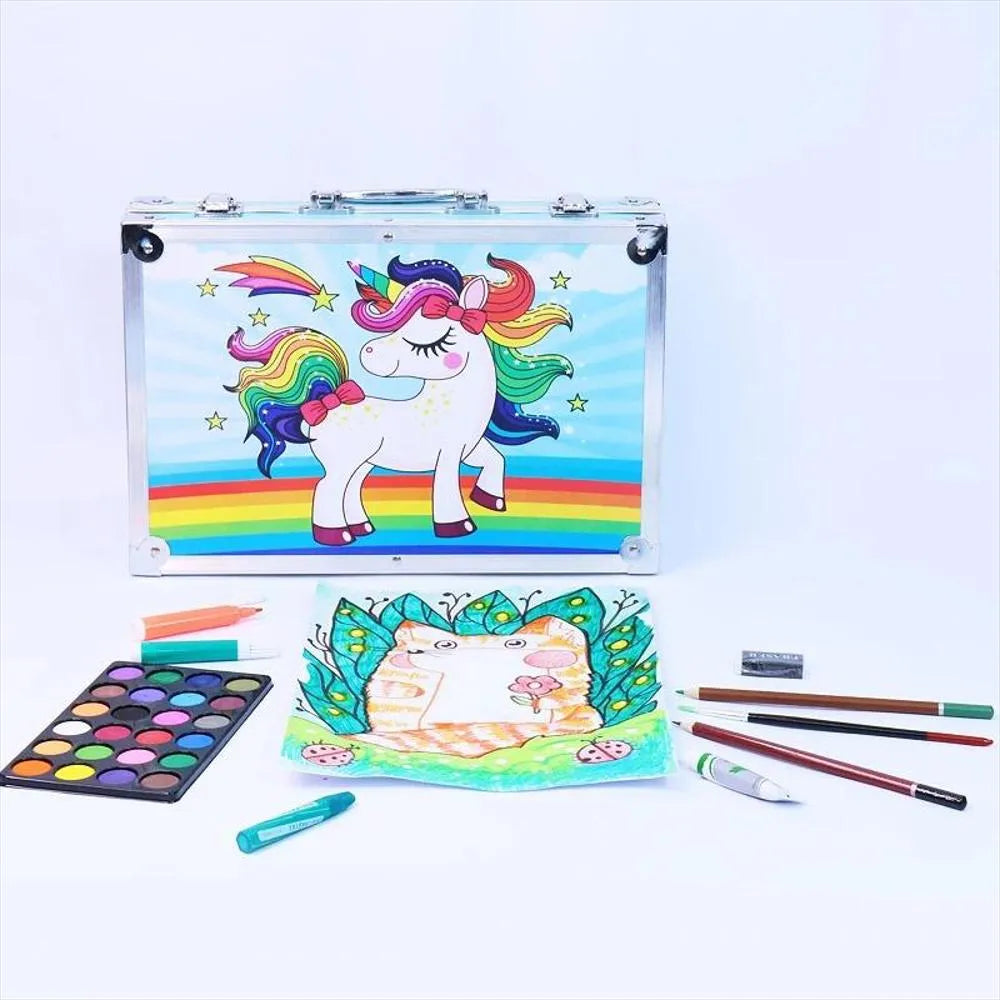 SET DE ARTE PARA NIÑOS DE 150 PIEZAS UNICORNIO GENÉRICO