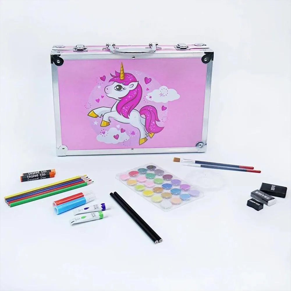 SET DE ARTE PARA NIÑOS DE 150 PIEZAS UNICORNIO GENÉRICO