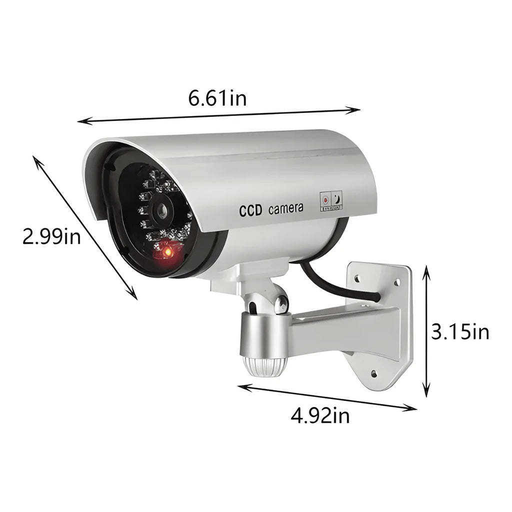CÁMARA DE SEGURIDAD FALSA SIMULADA 4K HD